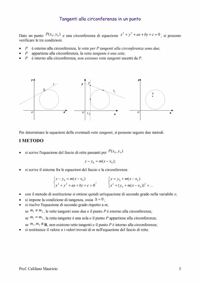 Le coniche: circonferenza, parabola, ellisse e
iperbole.
Teoria in sintesi
Queste curve si chiamano coniche perché sono ottenute tramite l'i