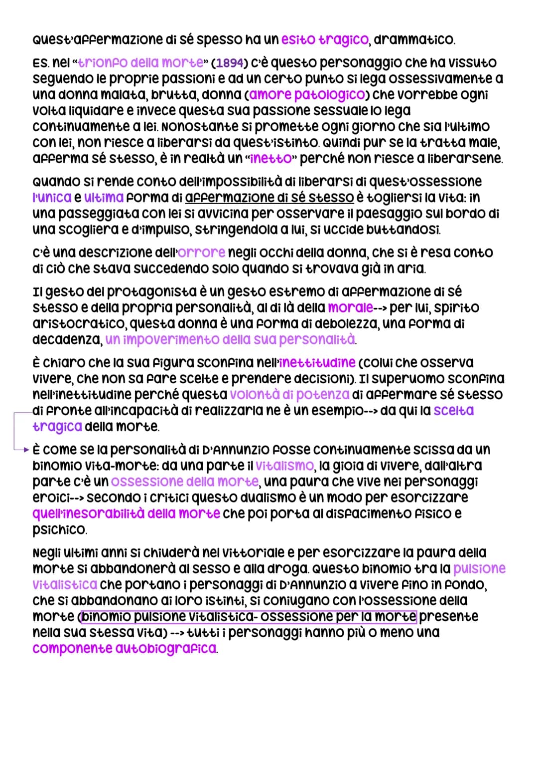 Gabriele d'Annunzio
La Vita
Gabriele d'annunzio nasce a Pescara il 12 marzo 1863, dove trascorre
l'infanzia, per poi trasferirsi a Prato per