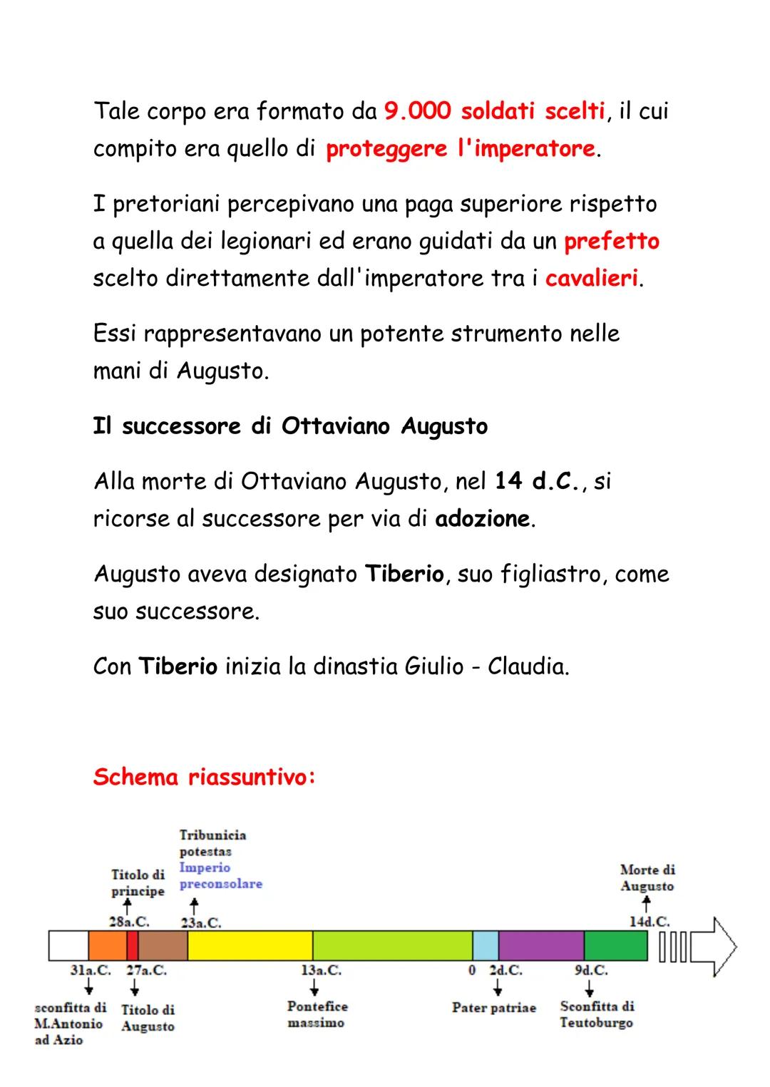 Ottaviano Augusto
La battaglia di Azio, 31 a.C., rappresenta la fine di un
secolo di lotte interne e l'inizio di un periodo di pace
per Roma