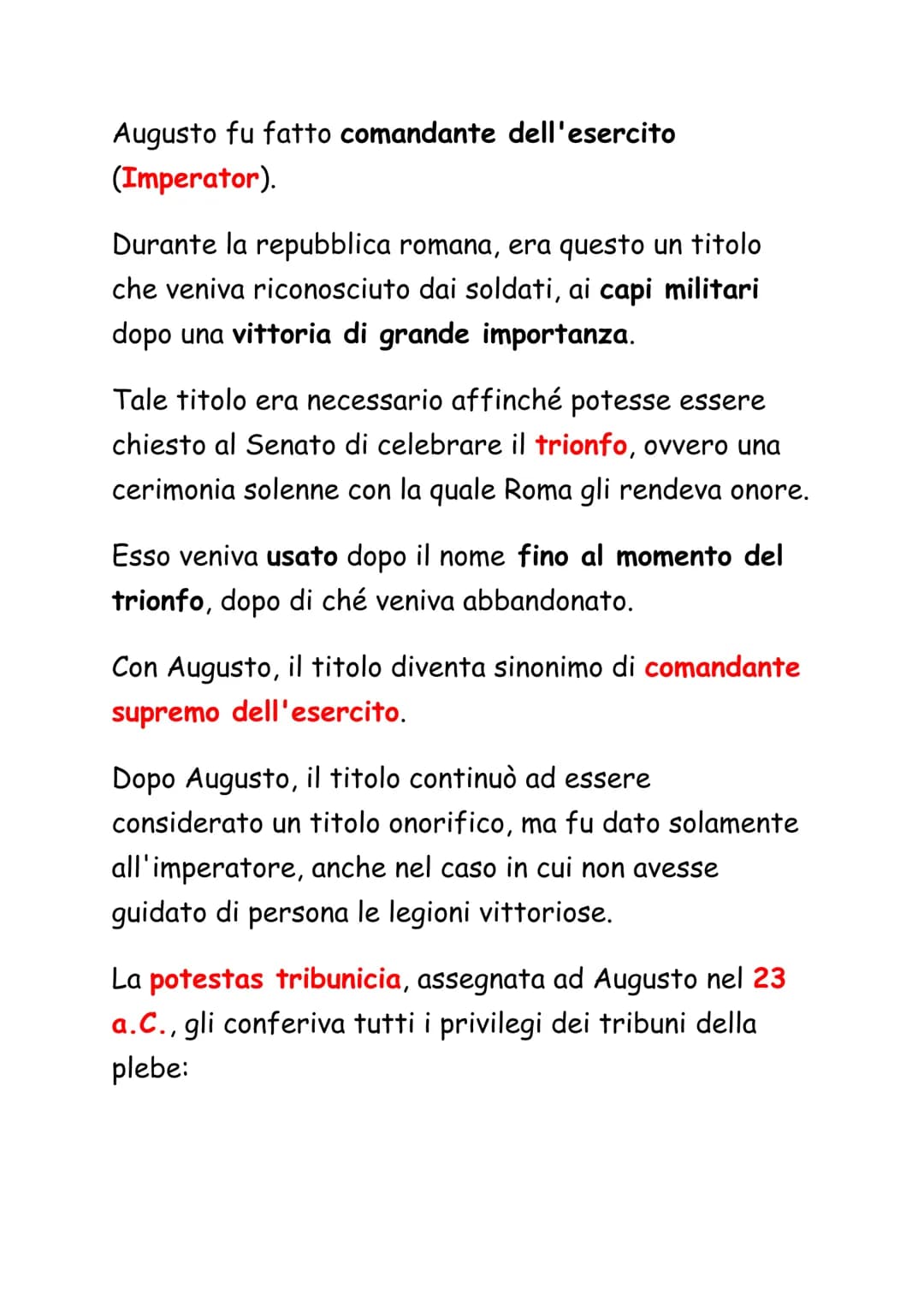 Ottaviano Augusto
La battaglia di Azio, 31 a.C., rappresenta la fine di un
secolo di lotte interne e l'inizio di un periodo di pace
per Roma