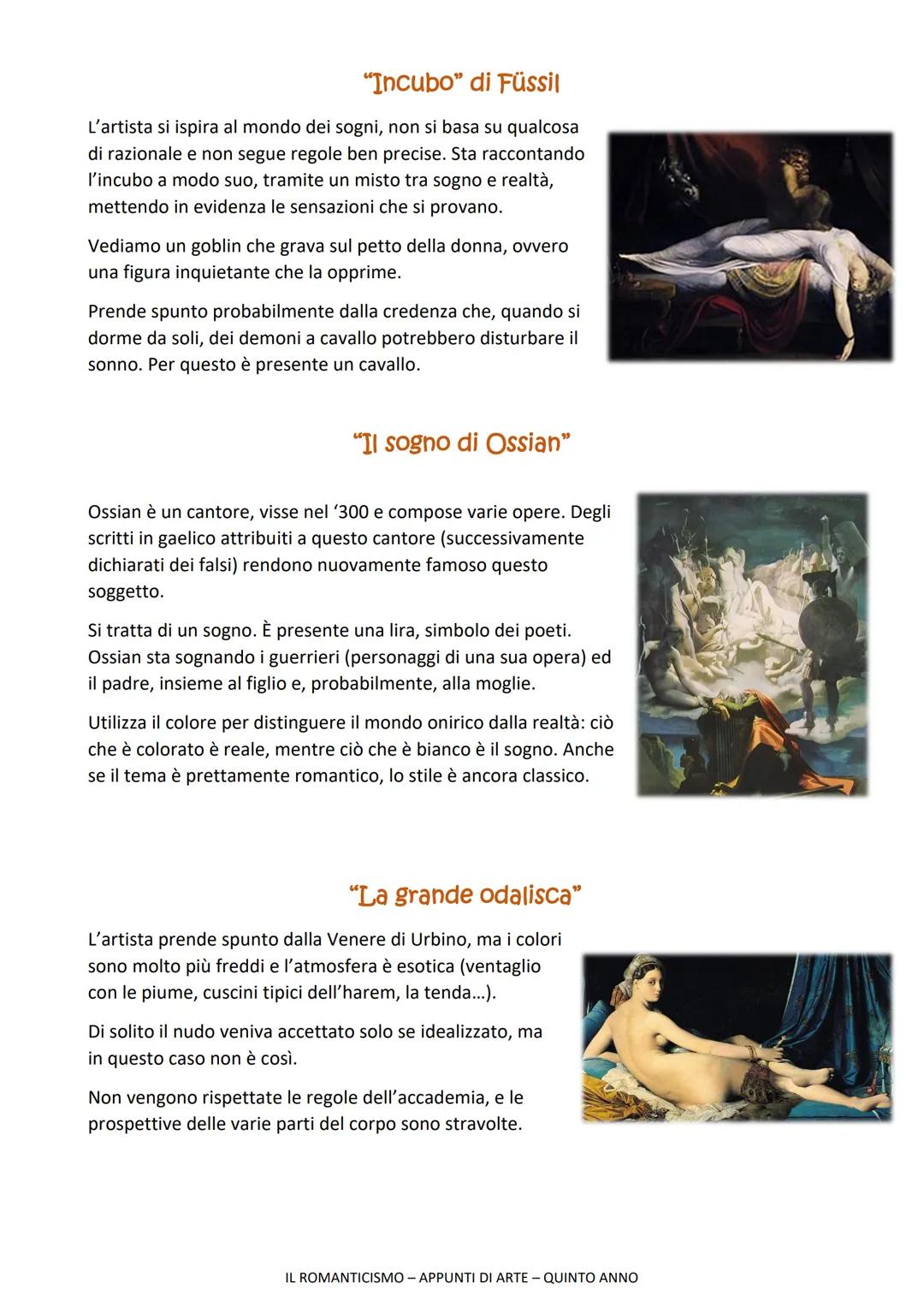 ●
●
APPUNTI DI ARTE
IL ROMANTICISMO
Neoclassicismo vs Romanticismo
Nascono quasi contemporaneamente.
In entrambi i casi gli artisti rifiutan