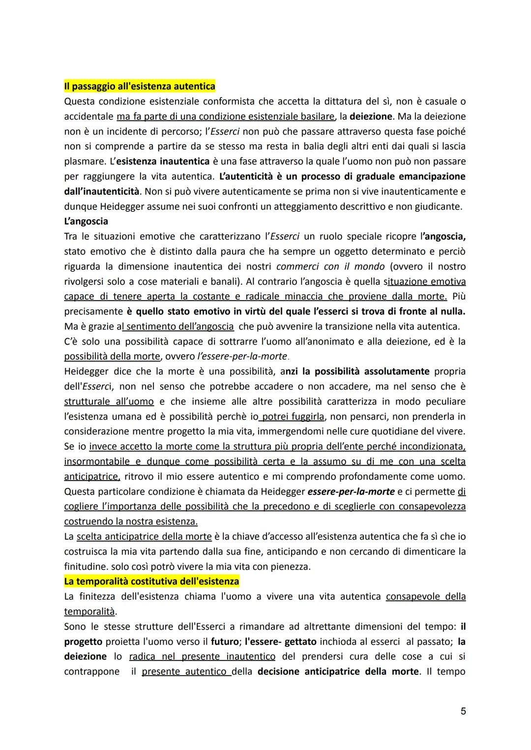 # Esistenzialismo e Heidegger

L'esistenzialismo è una corrente di pensiero che si sviluppa tra le due guerre mondiali e che
pone al centro 