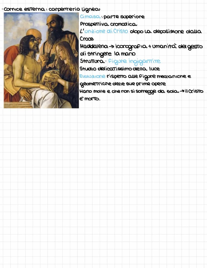 Andrea Mantegna (Isola di Carturo-1431; Mantova-1506)
dell'artista Giovanni Bellini
1454 → Sposou Nicolosia Belini-sorella
1460→→ Pittore de