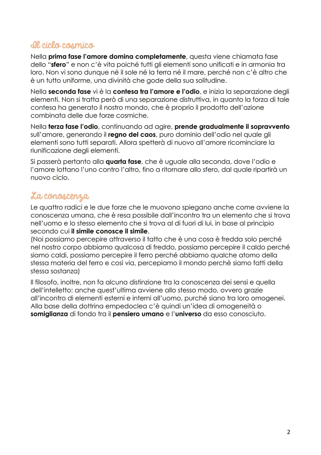 I molteplici principi della realta'
1. I fisici pluralisti
I fisici pluralisti riprendono l'indagine naturalistica dei filosofi ionici, tent
