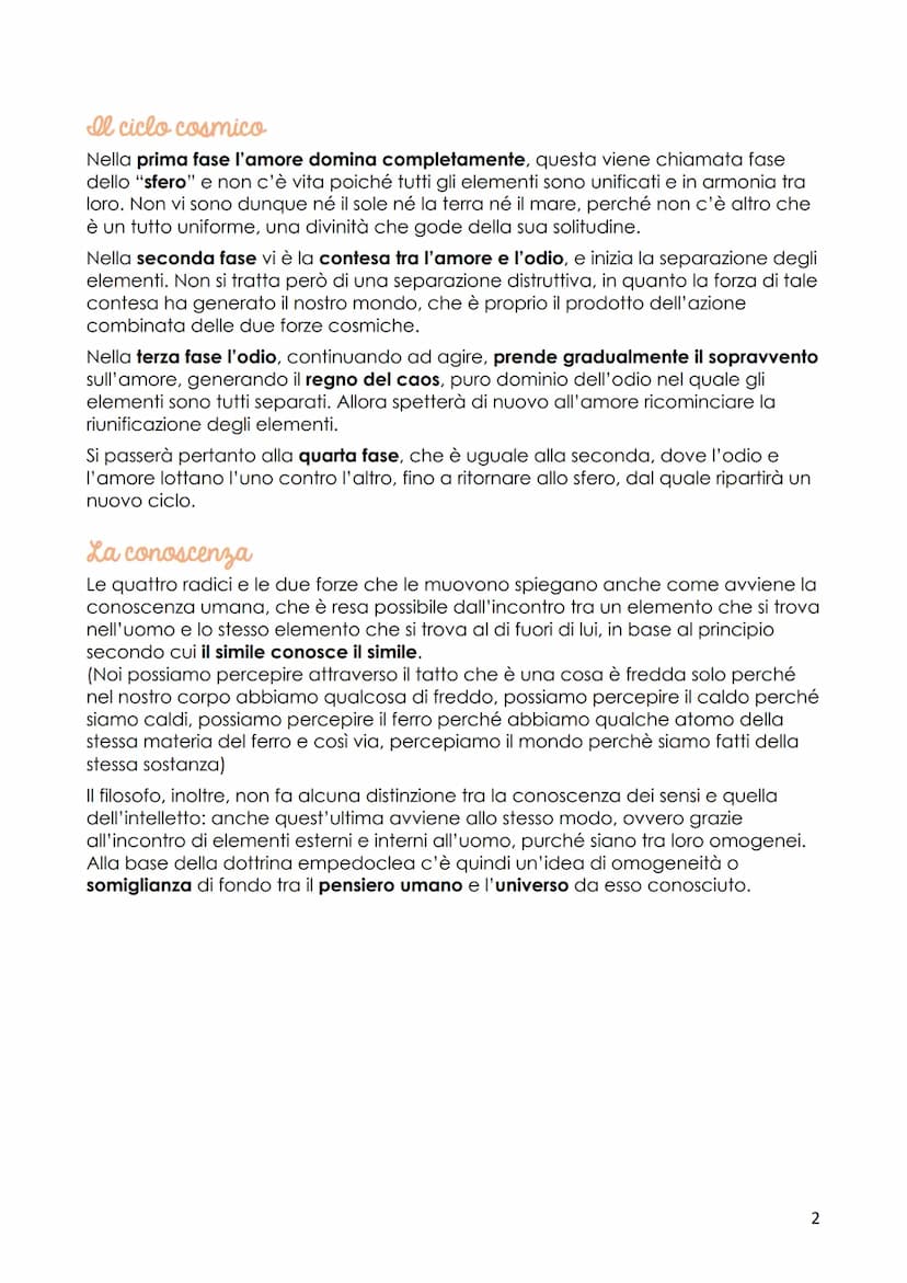 I molteplici principi della realta'
1. I fisici pluralisti
I fisici pluralisti riprendono l'indagine naturalistica dei filosofi ionici, tent