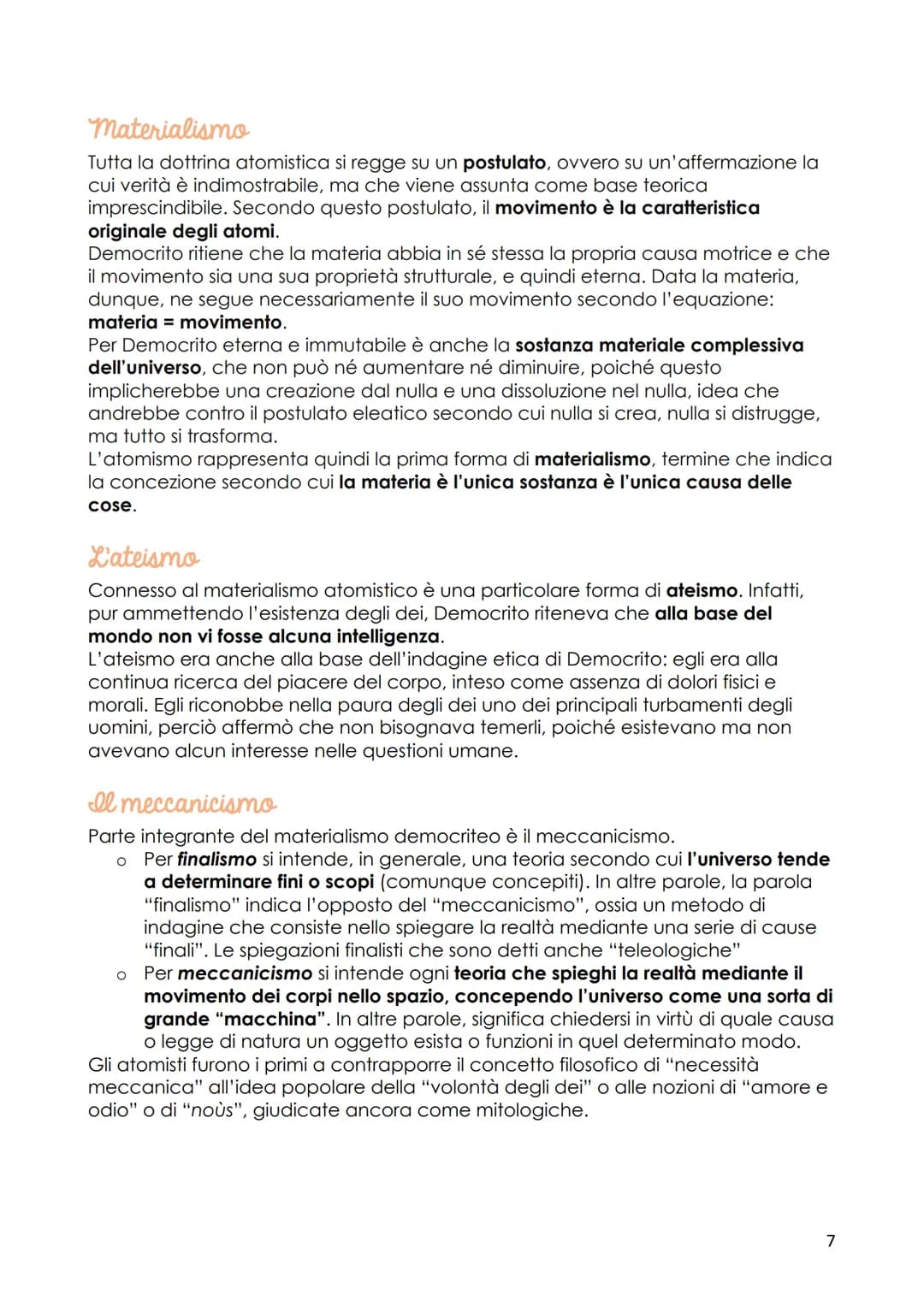 I molteplici principi della realta'
1. I fisici pluralisti
I fisici pluralisti riprendono l'indagine naturalistica dei filosofi ionici, tent