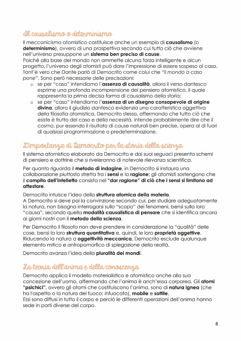 I molteplici principi della realta'
1. I fisici pluralisti
I fisici pluralisti riprendono l'indagine naturalistica dei filosofi ionici, tent