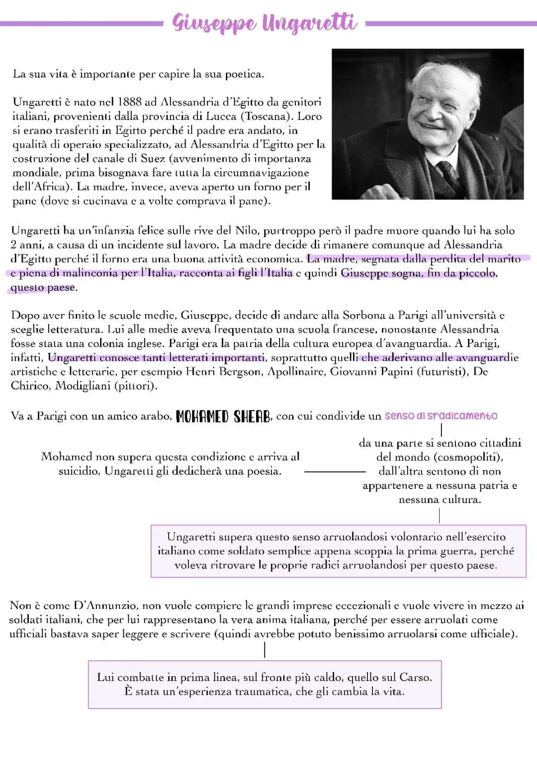Ermetismo Ungaretti: Significato, Poesie e Analisi