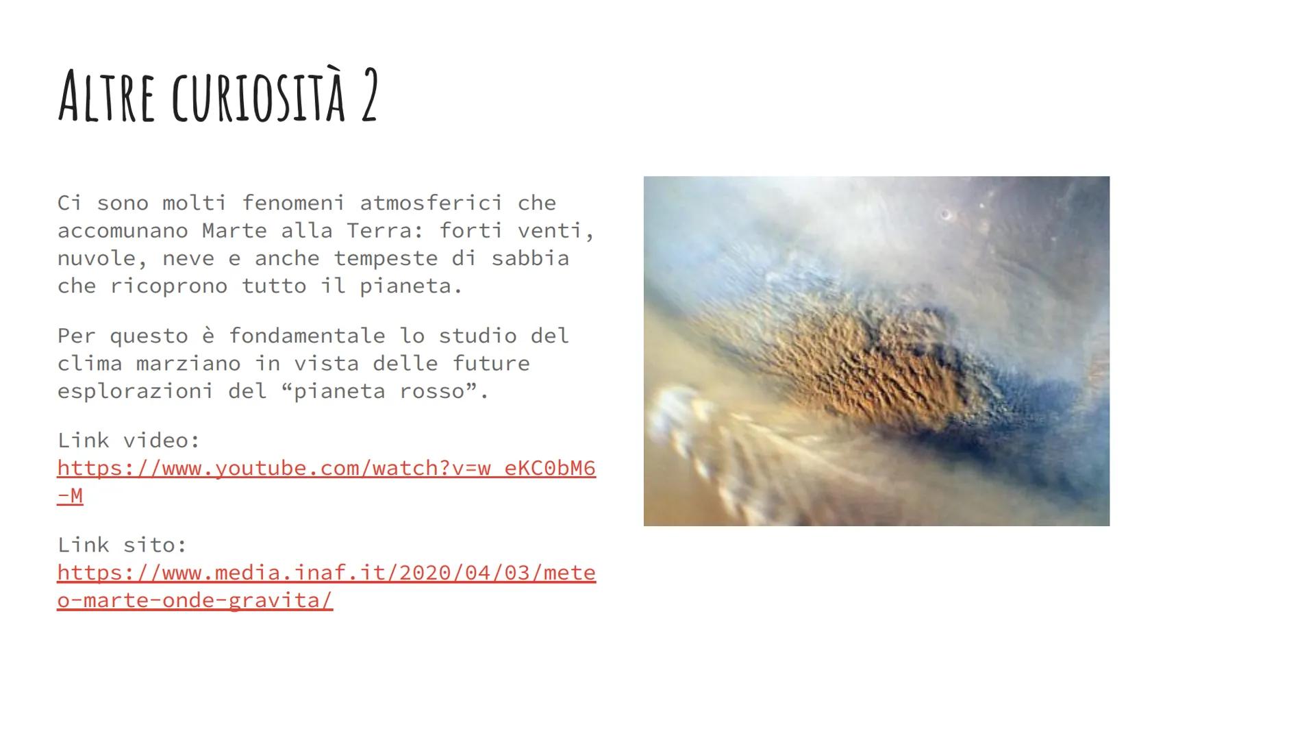 MARTE-IL PIANETA ROSSO
Marte è uno dei pianeti rocciosi del nostro sistema solare,
dista dal Sole circa 229 milioni di chilometri; possiede 