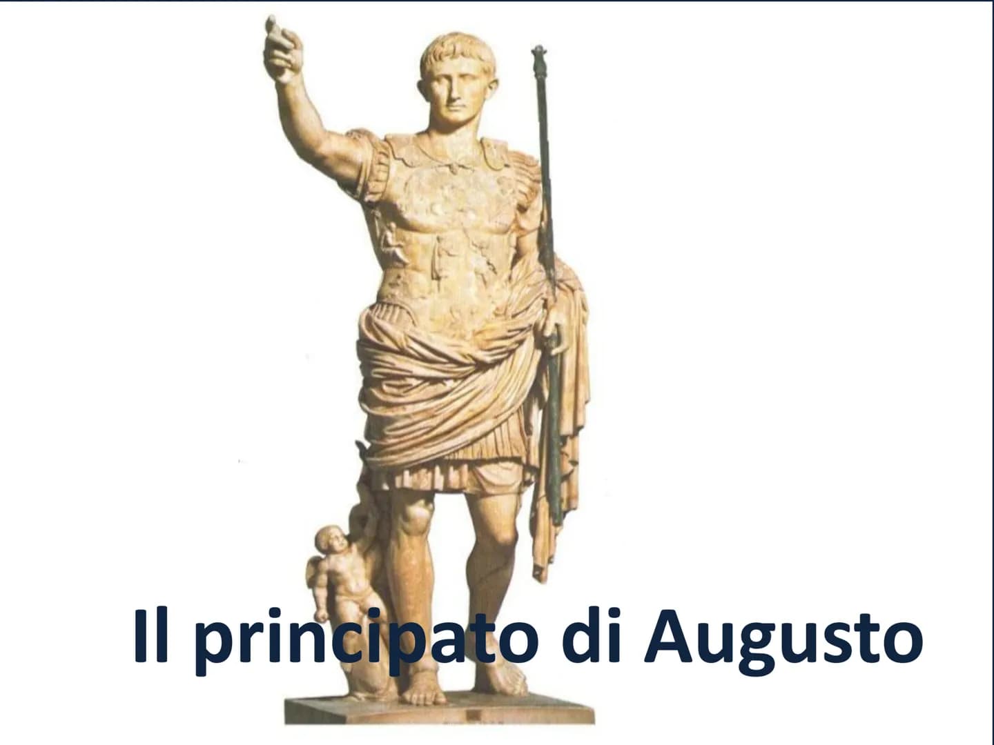 Il principato di Augusto L'impero di Augusto
Ottaviano: unico erede di Cesare
31 a.C. - Battaglia di Azio
Sconfitto Marco Antonio,
Ottaviano