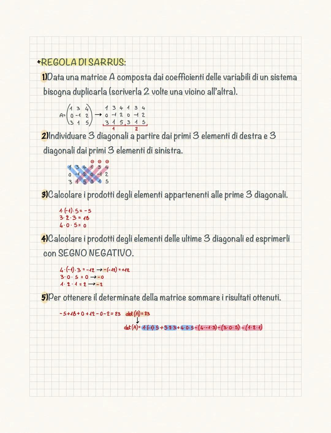 Le matrici
Una MATRICE (m x n) è una tabella di valori numerici o espressioni letterali
disposti su m righe ed n colonne in una parentesi (q