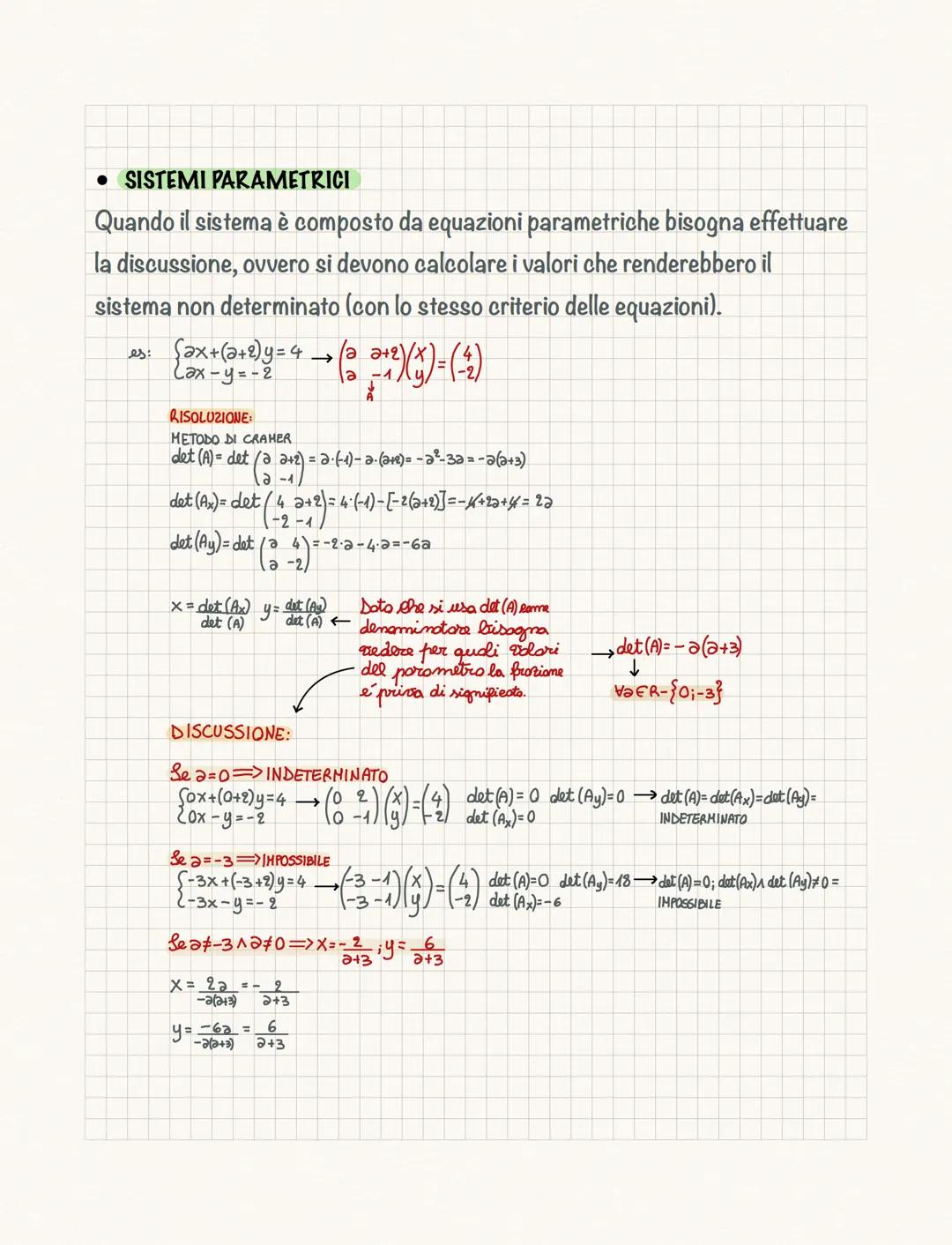 Le matrici
Una MATRICE (m x n) è una tabella di valori numerici o espressioni letterali
disposti su m righe ed n colonne in una parentesi (q