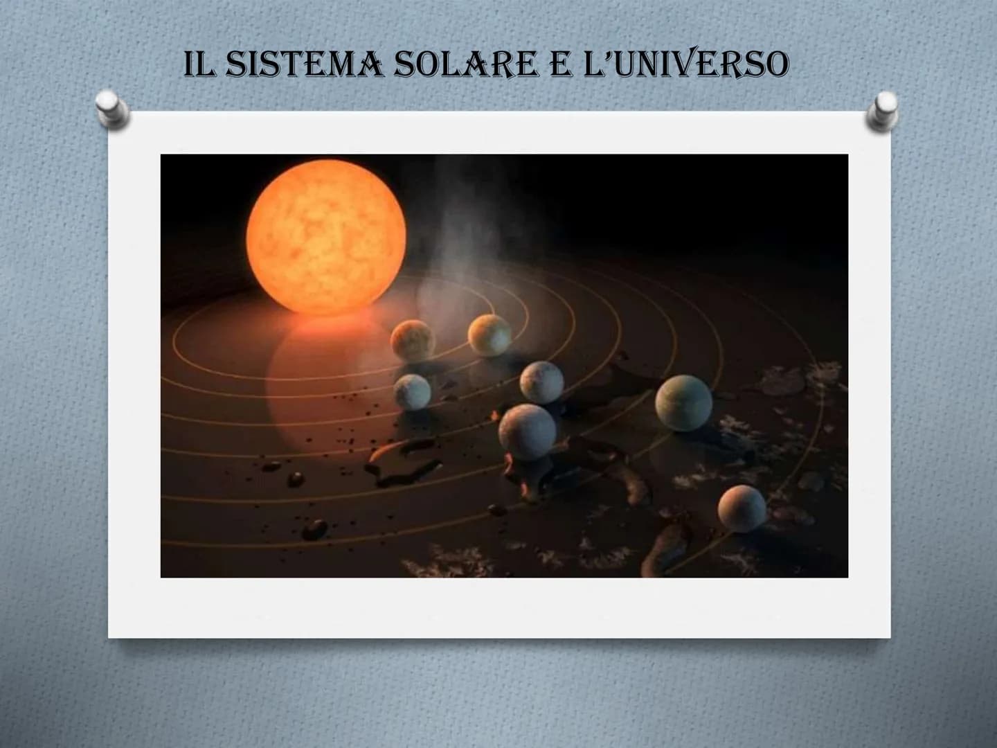 IL SISTEMA SOLARE E L'UNIVERSO COME SI È FORMATO L'UNIVERSO?
Si ritiene che l'universo abbia avuto origine da una
gigantesca esplosione avve