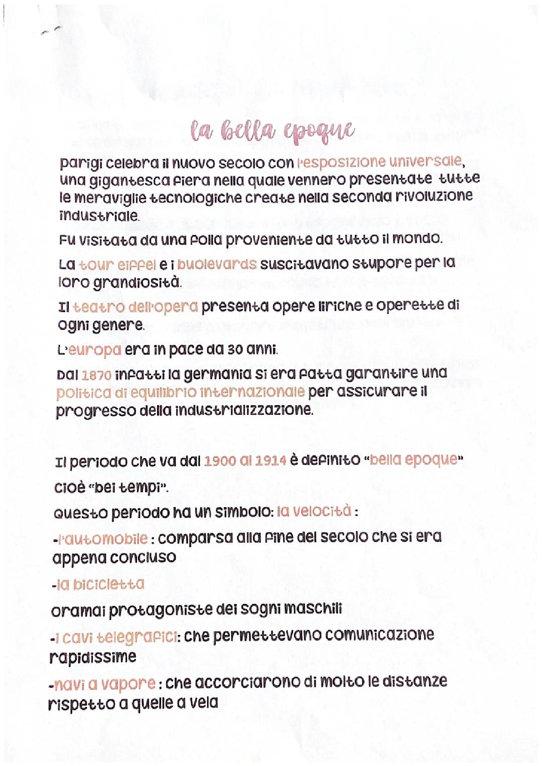 La Belle Époque: Società dei Consumatori e Società di Massa