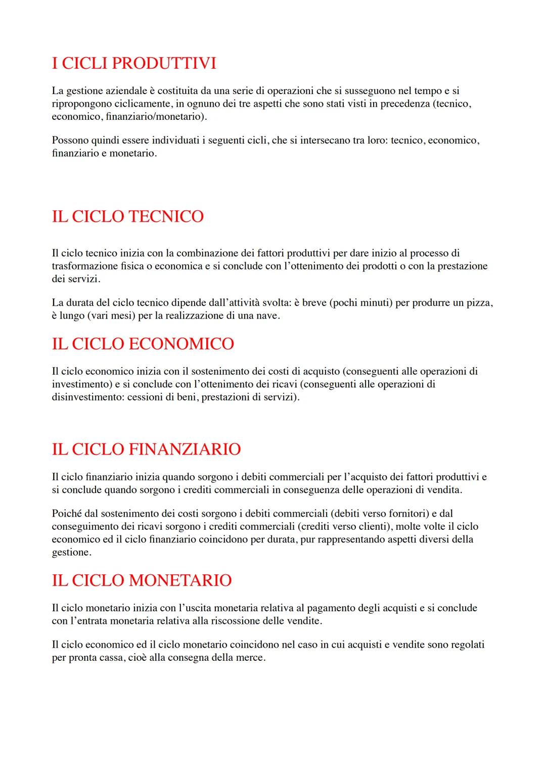 LA GESTIONE DELL'IMPRESA IL PATRIMONIO ED
IL REDDITO
• LE OPERAZIONI DI GESTIONE
LA GESTIONE AZIENDALE È FORMATA DA UNA MOLTEPLICITÀ DI OPER