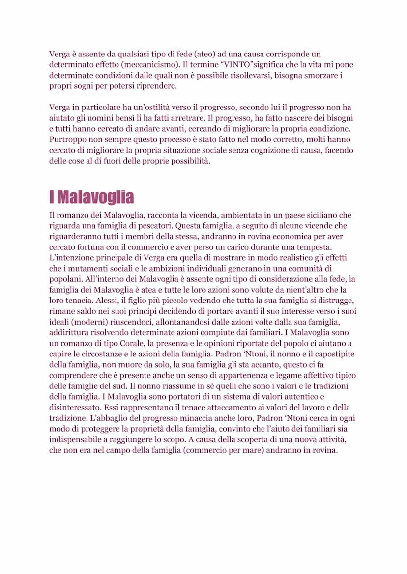 Verismo
Verso la fine dell'800 inizia a cambiare il modo di pensare, c'è una maggiore
attenzione alla realtà e al sociale, all'ambiente che 