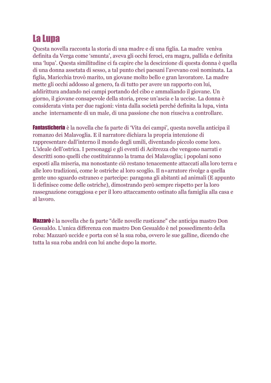 Verismo
Verso la fine dell'800 inizia a cambiare il modo di pensare, c'è una maggiore
attenzione alla realtà e al sociale, all'ambiente che 