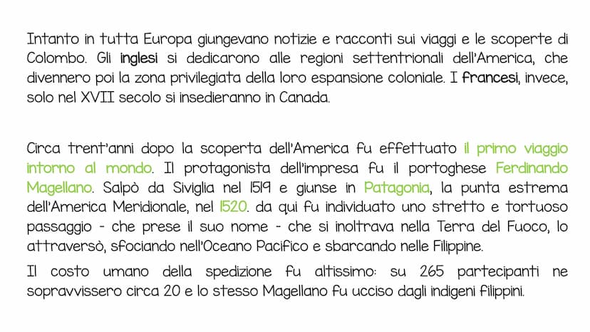 La conquista del NUOVO
Mondo e gli imperi coloniali
una nuova via per l'oriente: le esplorazioni portoghesi
Il XV e il XVI secolo sono carat
