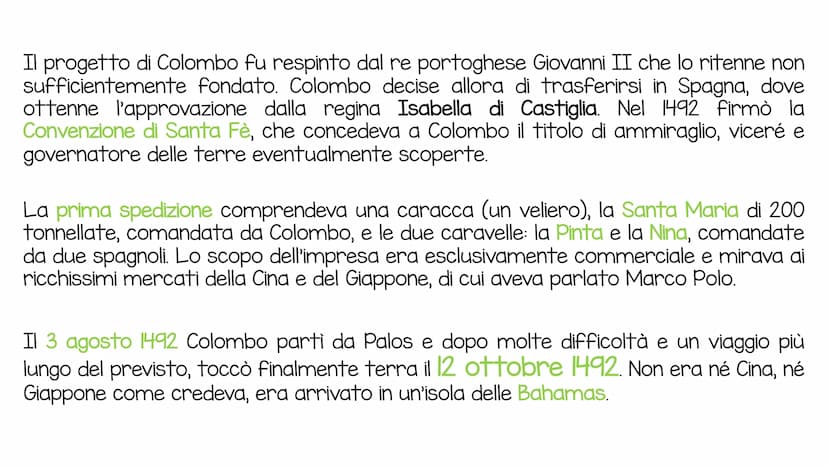 La conquista del NUOVO
Mondo e gli imperi coloniali
una nuova via per l'oriente: le esplorazioni portoghesi
Il XV e il XVI secolo sono carat