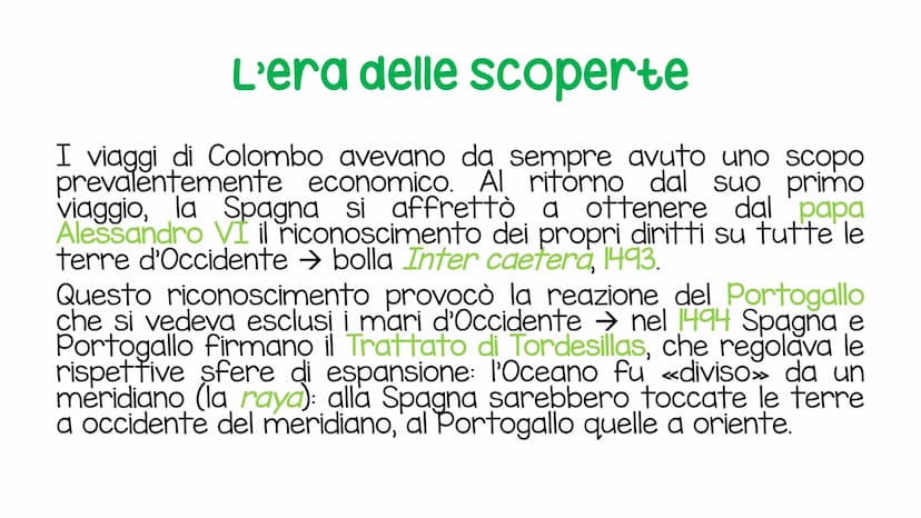 La conquista del NUOVO
Mondo e gli imperi coloniali
una nuova via per l'oriente: le esplorazioni portoghesi
Il XV e il XVI secolo sono carat