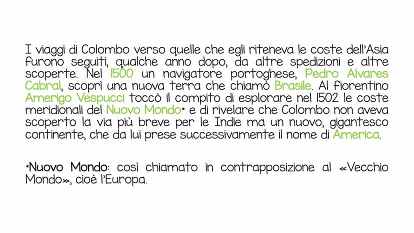 La conquista del NUOVO
Mondo e gli imperi coloniali
una nuova via per l'oriente: le esplorazioni portoghesi
Il XV e il XVI secolo sono carat