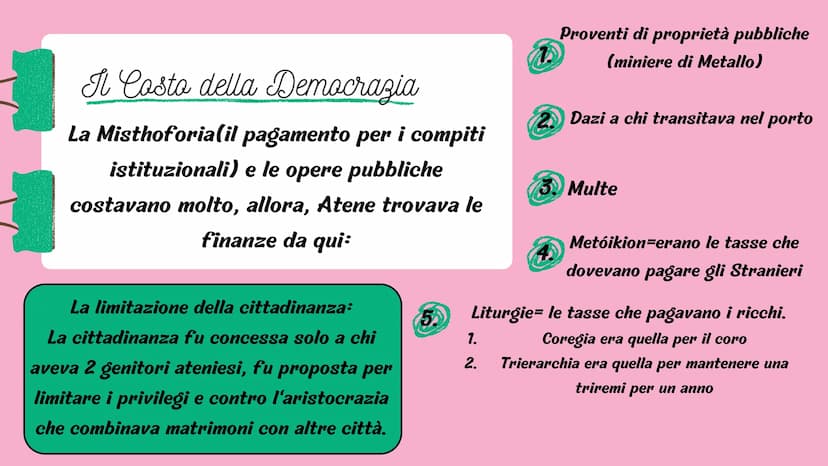 1
(V-VI secolo)
La Grecia Classica
conosciuta anche come "Secolo d'oro di
Atene" perché c'è un equilibrio tra missione
politica e vocazione 
