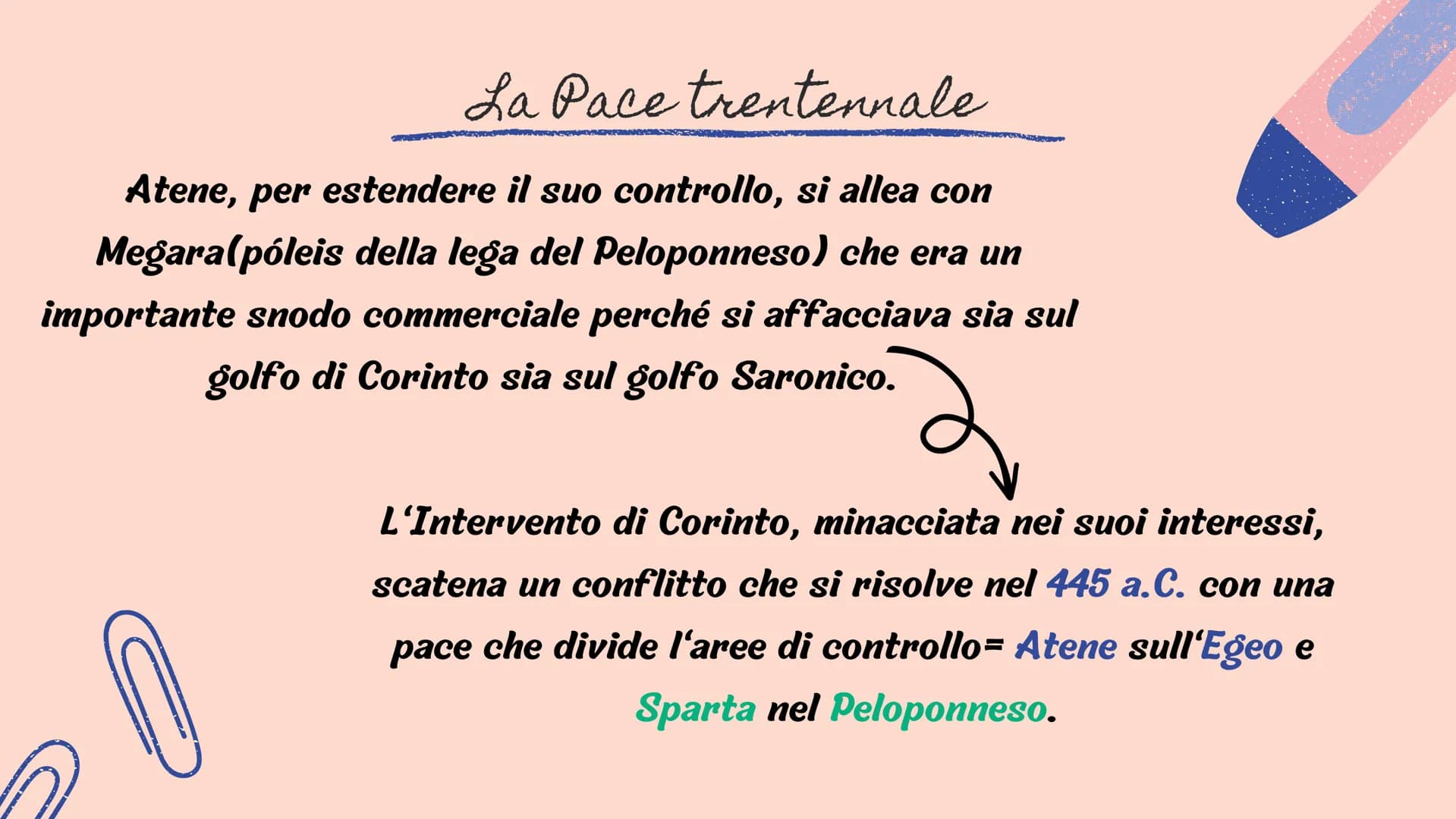 1
(V-VI secolo)
La Grecia Classica
conosciuta anche come "Secolo d'oro di
Atene" perché c'è un equilibrio tra missione
politica e vocazione 