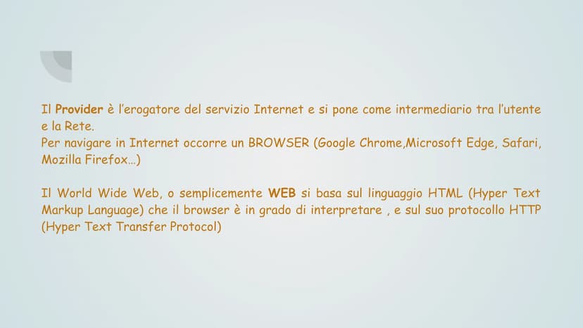 Reti, Internet &
Servizi, sicurezza
informatica
GL Reti, Internet &
Servizi, sicurezza
informatica
GL Reti, Internet &
Servizi, sicurezza
in