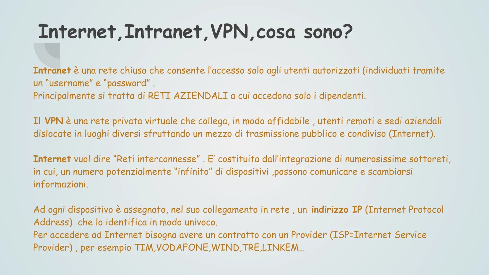 Reti, Internet &
Servizi, sicurezza
informatica
GL Reti, Internet &
Servizi, sicurezza
informatica
GL Reti, Internet &
Servizi, sicurezza
in