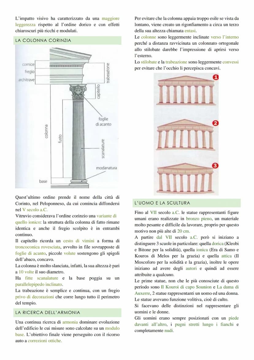 L'ARTE GRECA
L'ARTE AL SERVIZIO DELLE POLEIS
La pólis fa la sua comparsa nell'VIII sec. a. C., alcune
póleis sviluppano un modello di govern