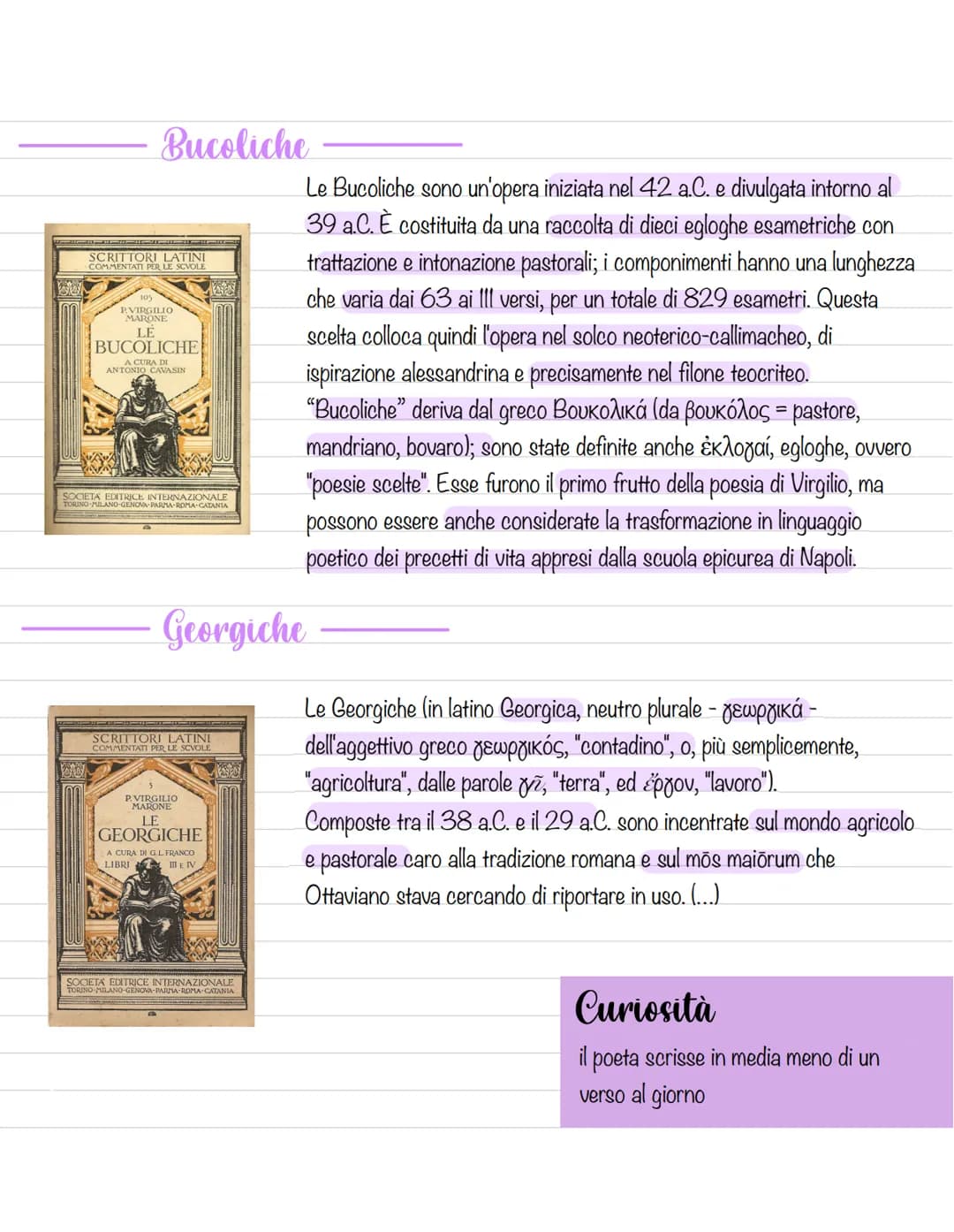 ・Vita
Publio Virgilio Marone (70 a.C. - 21 settembre 19 a.C.)
nasce ad Andes da una famiglia agiata di proprietari terrieri.
Studia prima a 