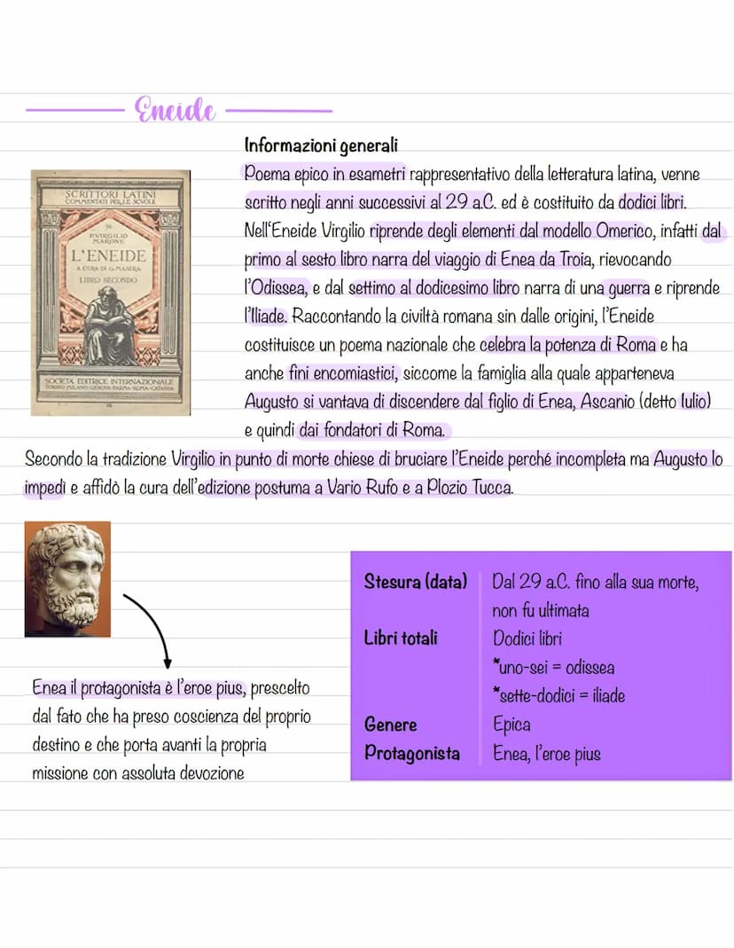 ・Vita
Publio Virgilio Marone (70 a.C. - 21 settembre 19 a.C.)
nasce ad Andes da una famiglia agiata di proprietari terrieri.
Studia prima a 