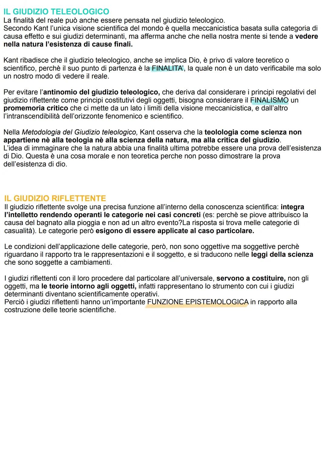 LA CRITICA DEL GIUDIZIO
da
La critica del giudizio rappresenta la Sintesi, mentre la critica della ragion pura rappresenta la tesi e
quella 