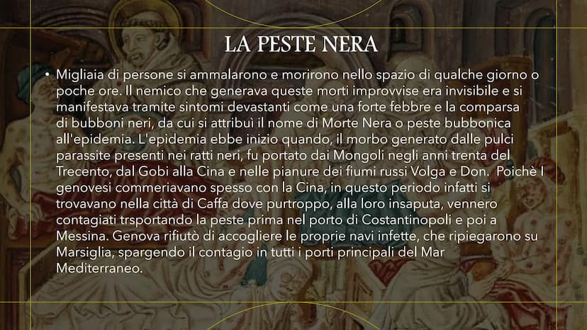 LA CRISI DEL
1300... 1. ...AGRICOLA E DEMOGRAFICA
-Il clima era cambiato: gli inverni divennero freddissimi, l'autunno e la
primavera molto 
