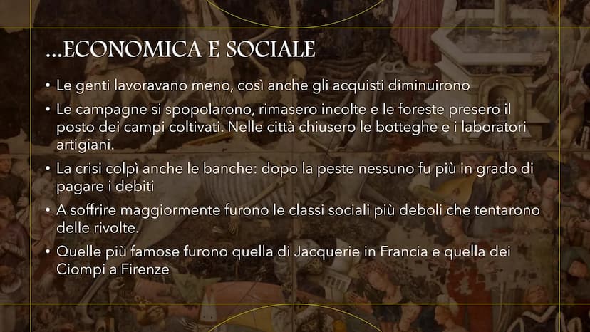 LA CRISI DEL
1300... 1. ...AGRICOLA E DEMOGRAFICA
-Il clima era cambiato: gli inverni divennero freddissimi, l'autunno e la
primavera molto 