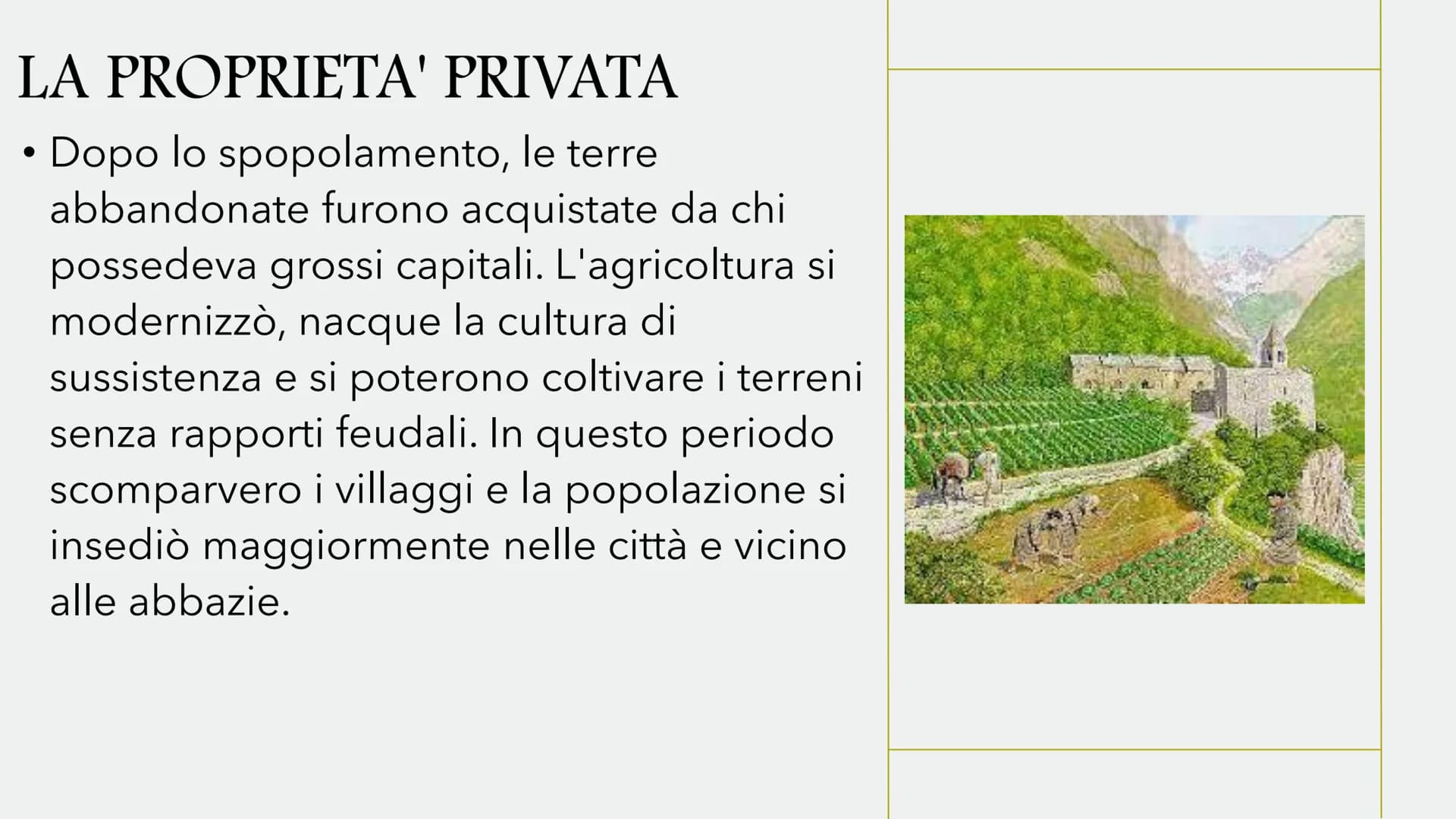 LA CRISI DEL
1300... 1. ...AGRICOLA E DEMOGRAFICA
-Il clima era cambiato: gli inverni divennero freddissimi, l'autunno e la
primavera molto 