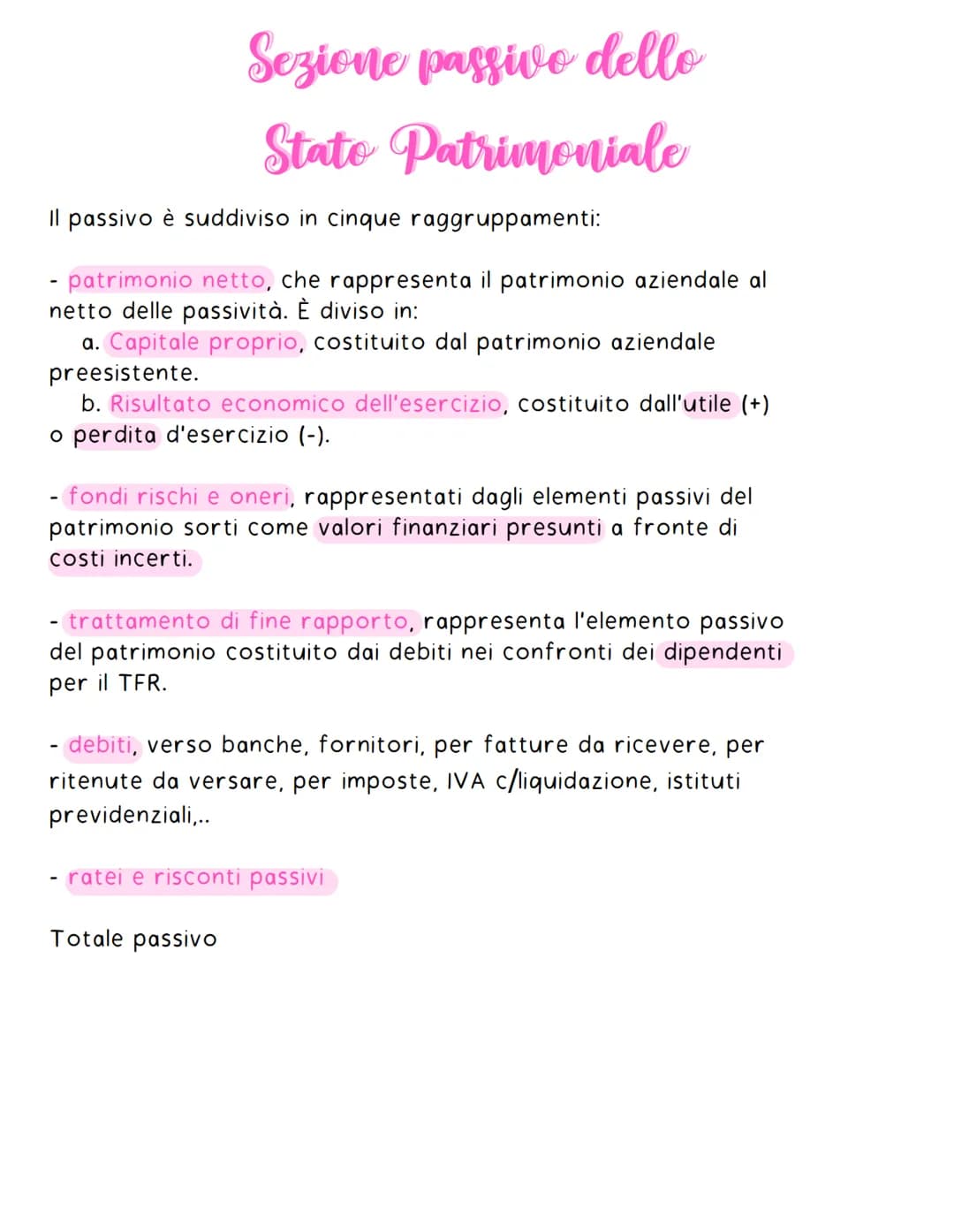  Il bilancio delle imprese turistiche
Il bilancio d'esercizio
È il documento che rappresenta la situazione patrimoniale e finanziaria
dell'a