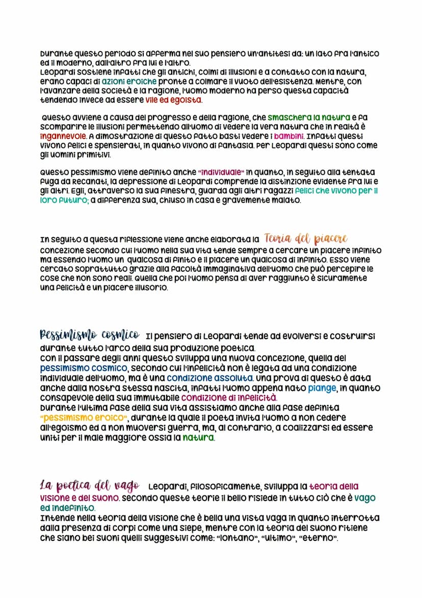 Giacomo Leopardi
Giacomo leopardi nasce nel 1798 a Recanati, un piccolo borgo appartenente allo
Stato della chiesa presso le marche.
Figlio 