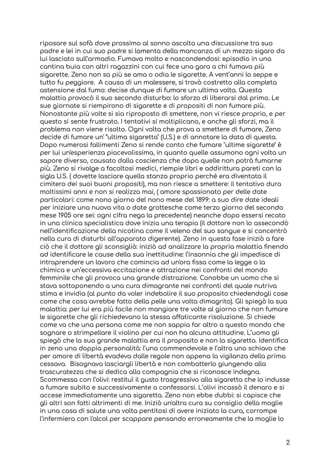 1.prefazione
Il libro di Italo Svevo si apre con una prefazione scritta dal dottor S. che
afferma di aver convinto Zeno a scrivere una sorta