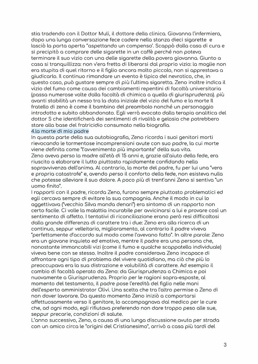 1.prefazione
Il libro di Italo Svevo si apre con una prefazione scritta dal dottor S. che
afferma di aver convinto Zeno a scrivere una sorta