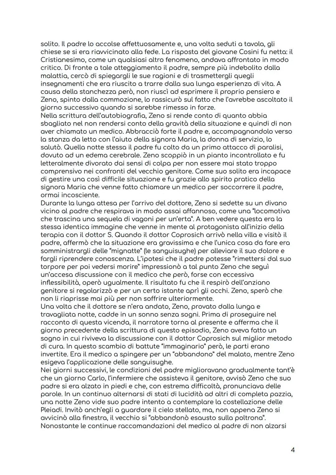 1.prefazione
Il libro di Italo Svevo si apre con una prefazione scritta dal dottor S. che
afferma di aver convinto Zeno a scrivere una sorta