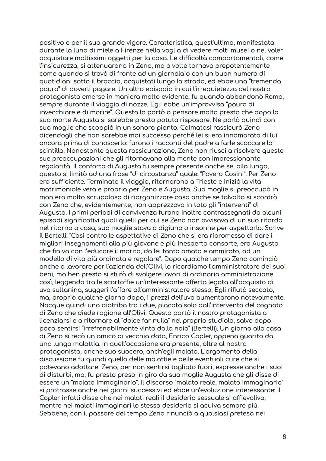 1.prefazione
Il libro di Italo Svevo si apre con una prefazione scritta dal dottor S. che
afferma di aver convinto Zeno a scrivere una sorta