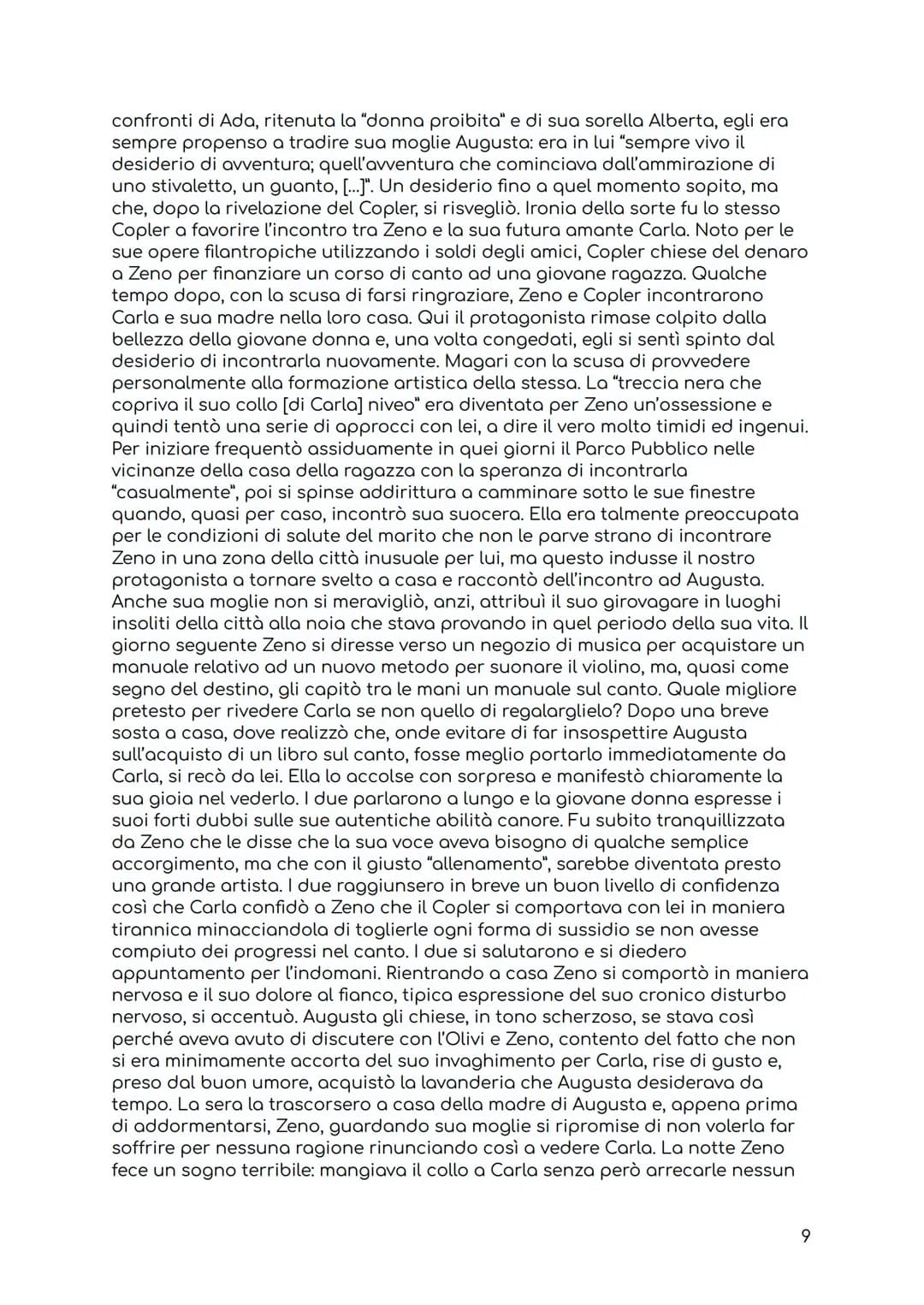 1.prefazione
Il libro di Italo Svevo si apre con una prefazione scritta dal dottor S. che
afferma di aver convinto Zeno a scrivere una sorta