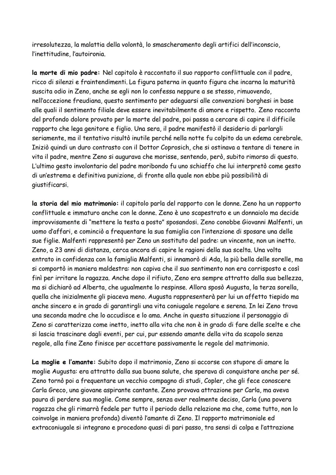 LA COSCIENZA DI ZENO
autore: Italo Svevo
anno: 1923, decadentismo
ambientazione: Trieste
genere: romanzo psicologico
protagonista: Zeno Cosi