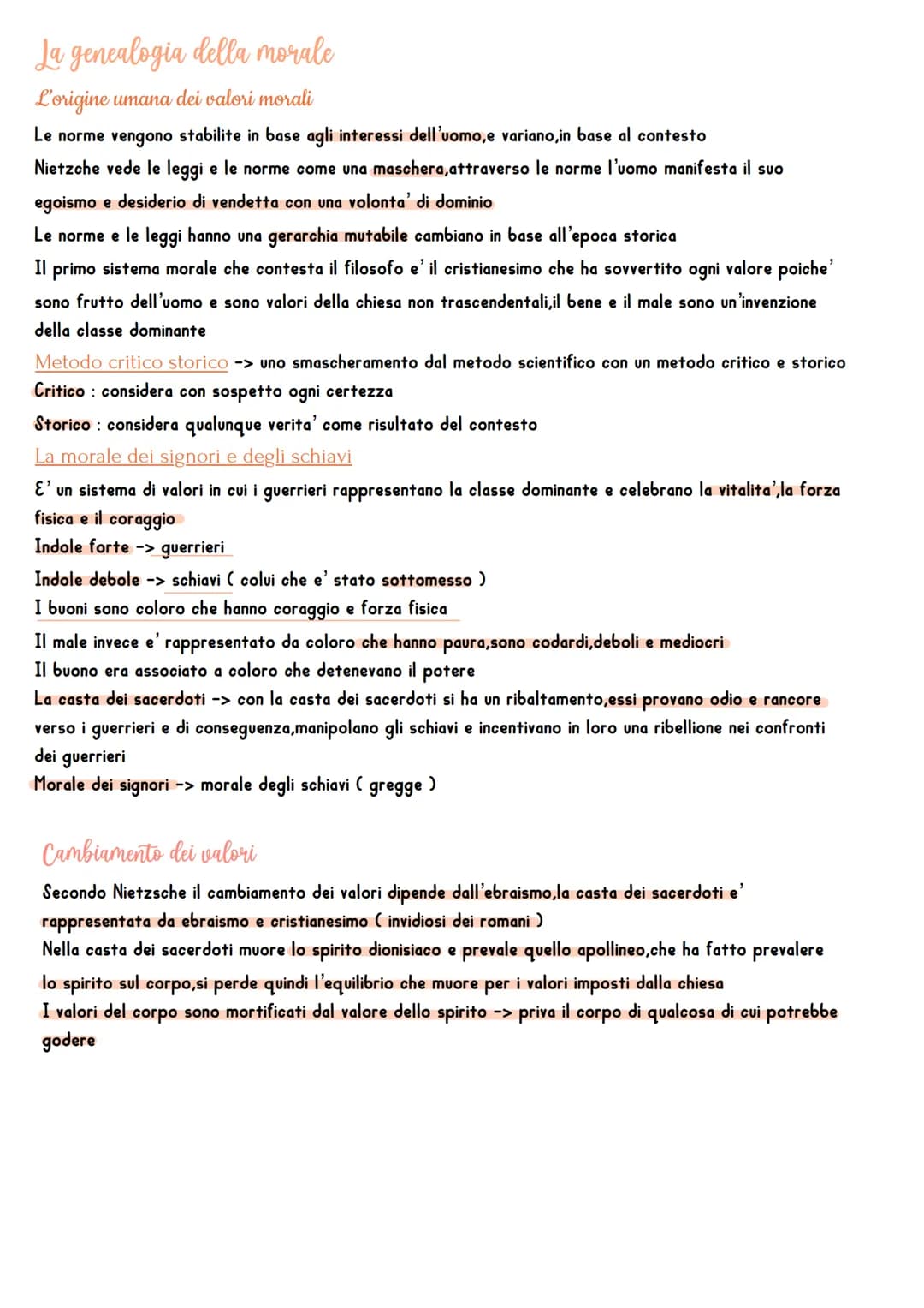nietsche
Si rifa' al razionalismo di socrate,in cui egli ( socrate) distingue i sofisti dai
presocratici
I sofisti ricercano: nell'uomo e ne