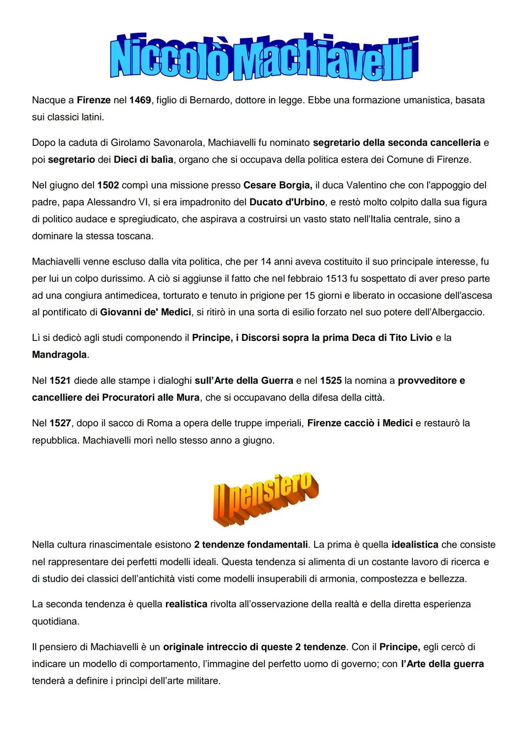 Niccolò Machiavelli 