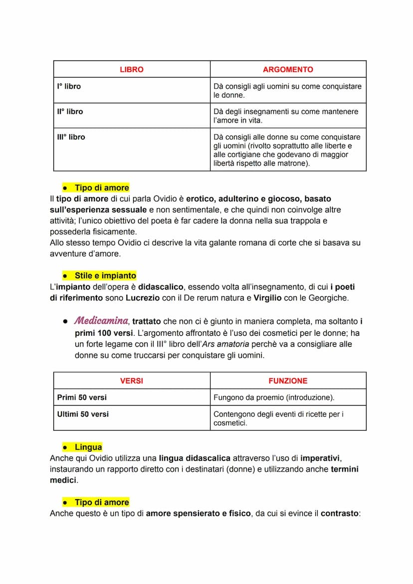 Ovidio
VITA
Ovidio nacque a Sulmona nel 43 a.C. e apparteneva ad una ricca famiglia
equestre, che gli consentì di ricevere una buona educazi