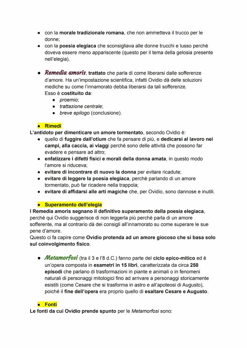 Ovidio
VITA
Ovidio nacque a Sulmona nel 43 a.C. e apparteneva ad una ricca famiglia
equestre, che gli consentì di ricevere una buona educazi