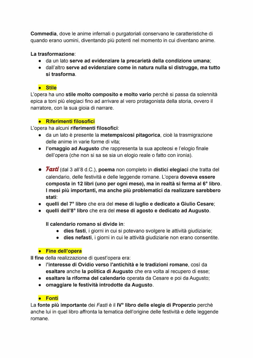Ovidio
VITA
Ovidio nacque a Sulmona nel 43 a.C. e apparteneva ad una ricca famiglia
equestre, che gli consentì di ricevere una buona educazi