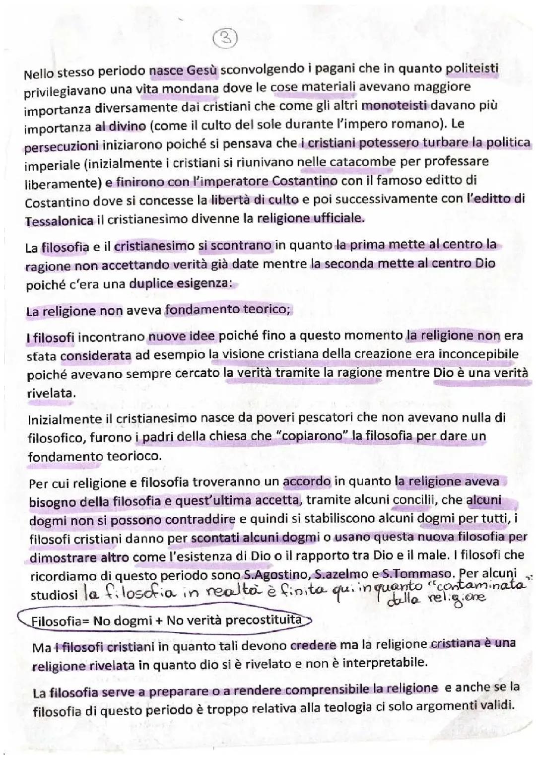 La filosofia cristiana 